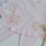 Baby Girls Pink Hot Air Balloon Set