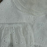 Baby Girls White Broderie Anglaise 2 Piece
