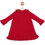 Girls Mintini Red Pinafore Dress & Top