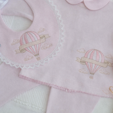 Baby Girls Pink Hot Air Balloon Set