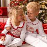 PRE ORDER Girls White & Red Polar Express Christmas Pjs