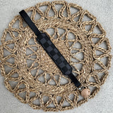 Baby’s Grey & Black Inspired Handmade Dummy Clip