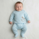 Baby Boys Blue Rocking Horse Set