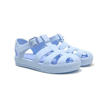 Marena Matt Pastel Jelly Sandals - Blue