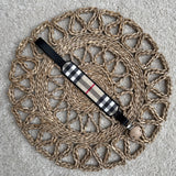 Checked Inspired Burberry Handmade Dummy Clip