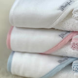 Baby Girls Towel, Muslin & Dummy Clip Gift Set