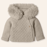NEW SEASON Mac Ilusion Beige Faux Furr Jacket