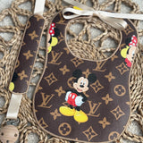 Baby’s Micky Mouse Bib & Dummy Clip