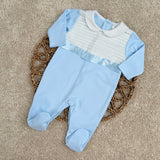 Baby Boys Blue Ribbon Sleepsuit