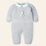 NEW SEASON Mac ilusion Grey 3D Rabbit Knitted Romper - 3 Months