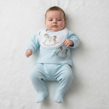 Baby Boys Blue Rocking Horse Set