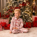 PRE-ORDER Boys Christmas Red Toile Print Pjs