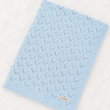 Luxury Cotton Baby Blue Shawl – Soft Knitted Newborn