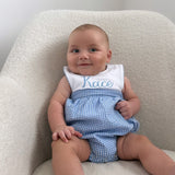 Baby Boys Gingham Summer Romper