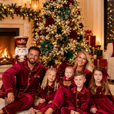 PRE-ORDER The Mayfair Collection Ruby Edition – Baby Boys’ Personalised Luxury Velvet Christmas Sleepsuit