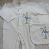 Baby Boys Button Up Carousel Coming Home Set