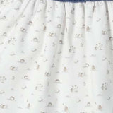 NEW SEASON Mac ilusion Blue Hedgehog Print Romper - 3 Months