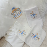 Baby Boys Button Up Carousel Coming Home Set