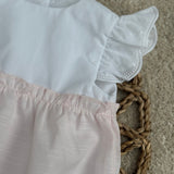 Girls Pink Summer Romper