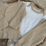 Baby’s Unisex Personalised Beige Premature 4 Piece