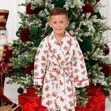 PRE-Order Boys’ Christmas Teddy Bear Quilted Dressing Gown