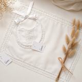 Granlei Spanish Bib & Muslin Set | Luxury Baby Gift