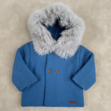NEW SEASON Mac Ilusion Blue Faux Furr Jacket