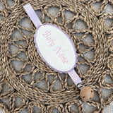 Girls Round Handmade Dummy Clip Choose Colour