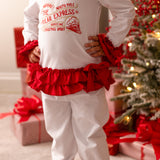 PRE ORDER Girls White & Red Polar Express Christmas Pjs