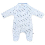 Premature Blue Star Print Cotton Sleepsuit