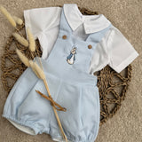 Peter Rabbit Blue Dungarees Set