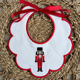 Baby’s Handmade Christmas Nutcracker Bib