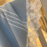 Baby’s Blue Lace Muslin