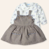 NEW SEASON Mac Ilusion Girls Deer Print Blouse & Dress - 6 Months