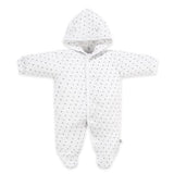 Premature White Unisex Padded Pramsuit