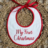 Baby’s Handmade My First Christmas Bib