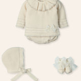 NEW SEASON Mac ilusion Girls Cream Knitted 4 Piece - 3 Months