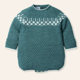 NEW SEASON Mac ilusion Boys Green knitted Romper - 3 Months