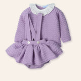 NEW SEASON Mac ilusion Girls Lilac Top & Dungaree - 3 Months