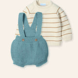 NEW SEASON Mac ilusion Boys Knitted Dungarees Set - 3 Months