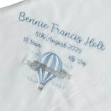 Baby's Fleece Personalised Birth Blanket