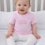 Baby Girls Little Sister T-Shirt