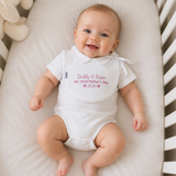 Fathers Day Baby Vest And Bib Set