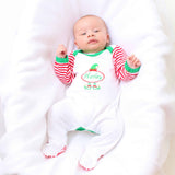 Perfect Little Thing Christmas Stripe Babygrow