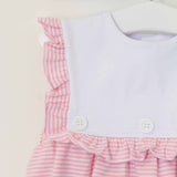 Perfect Little Thing Girls Pin Stripe Romper