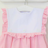 Perfect Little Thing Girls Pin Stripe Romper