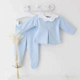 Baby Boys Cloud Collar Two Piece - Blue