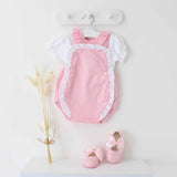 New Peter Rabbit & Flopsy Bunny Pink Stripe Romper