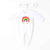 Perfect Little Thing Baby's Rainbow Personalised Babygrow