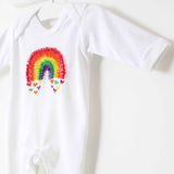 Perfect Little Thing Baby's Rainbow Personalised Babygrow